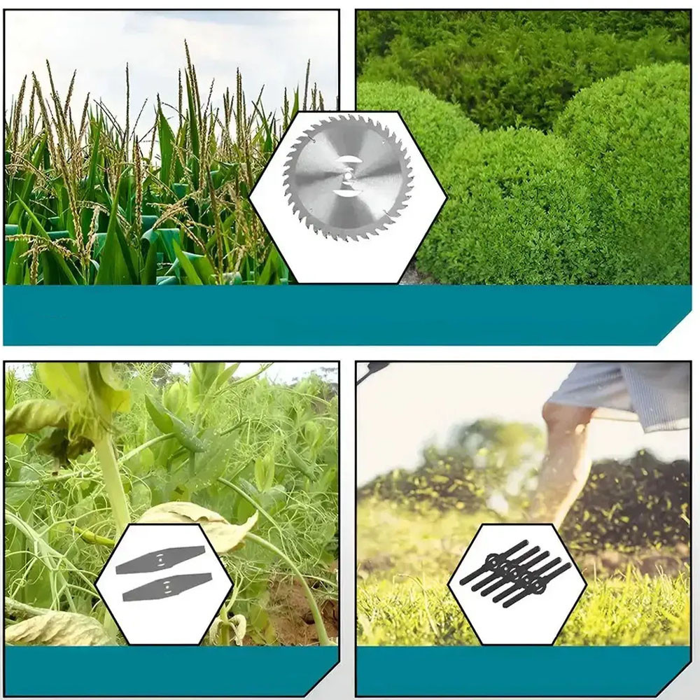 Аккумуляторная газонокосилка для травы, с колесами + 2 АКБ 48V / Триммер аккумуляторный / Портативная косилка Киев - изображение 2