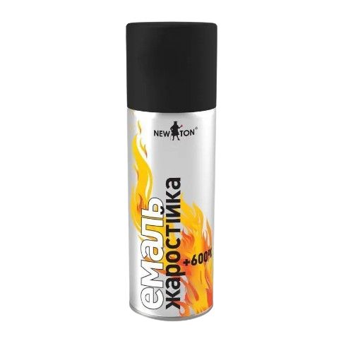 Емаль 400мл жаростійка чорний аерозоль NEW TON Житомир - изображение 1
