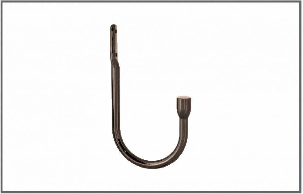 Підхват для штор Orvit Гак (для закінчення 16 мм) 170 Х 90 мм Онікс (00-00000602) Львов - изображение 1