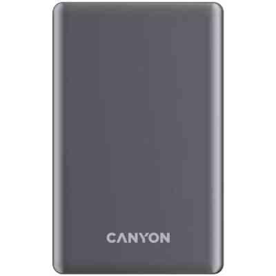 Батарея универсальная Canyon 5000mAh OnPower 505 slim Magsafe PD/20W Dark Grey (CNS-CPB505DG) Винница