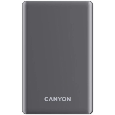 Батарея универсальная Canyon 5000mAh OnPower 505 slim Magsafe PD/20W Dark Grey (CNS-CPB505DG) Винница - изображение 1