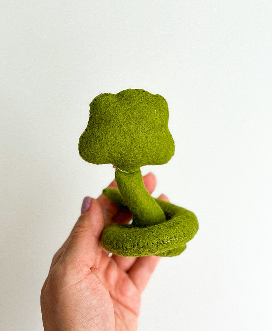 М’яка фетрова іграшка змія ручної роботи – безпечна розвиваюча іграшка Київ - фото 11