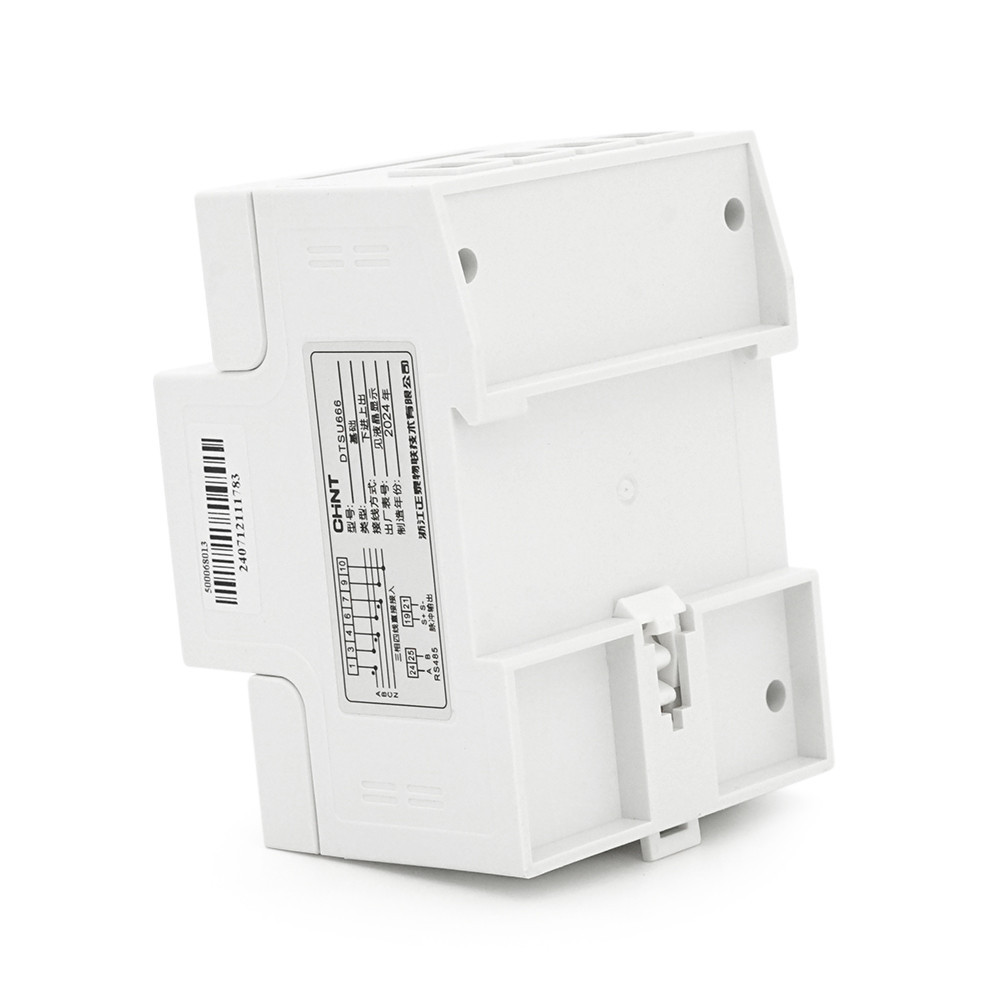 Трифазний електронний лічильник CHINT DDSU666-3-220/380V-5-80A, трифазний на DIN-рейку, 220/380V, 80A, LCD, 95*120*75mm Київ - фото 2