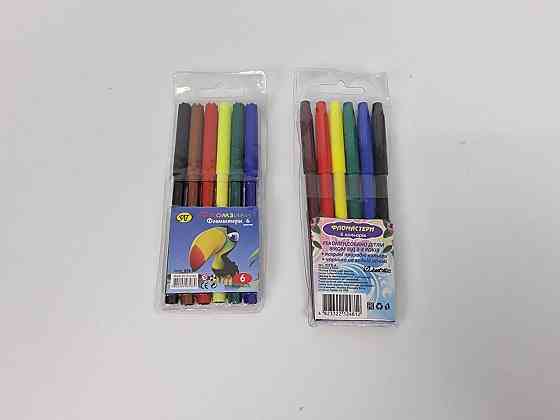 Фломастери для дитячої творчості Тм Фломзики (6 шт.) (1 пачка) Харків