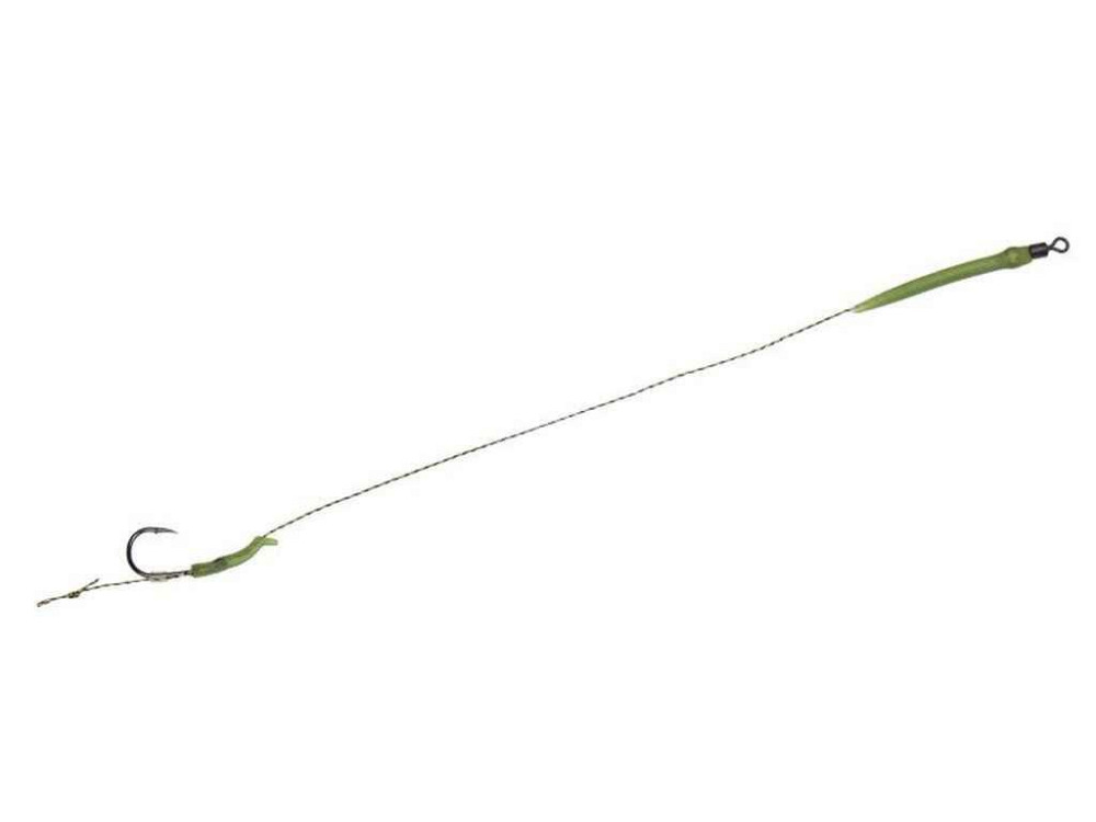 Поводок карповый (2шт/уп) с конусом и вертлюгом hook 8340B No8 25lb 36-05-8 ТМ Fishing ROI Киев - изображение 1