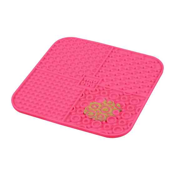 Килимок для злизування WAUDOG Silicone, 190х190х10 мм, рожевий Київ
