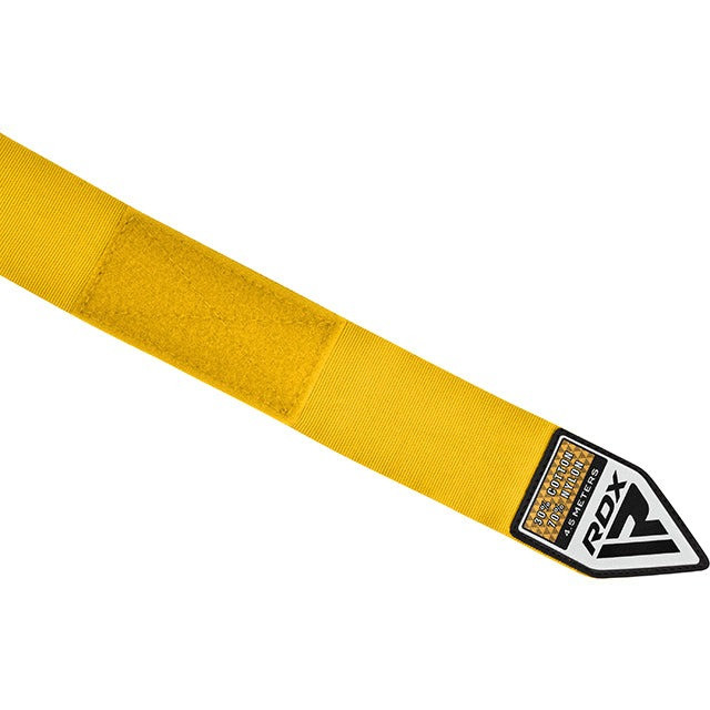 Бинти для боксу RDX WX Professional Boxing Hand Wraps Yellow (4.5м.) Каменское - изображение 5
