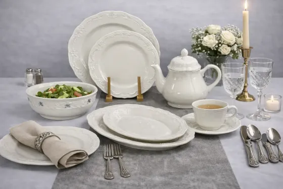 Столовый сервиз на 6 человек 34 предмета DY09 Коломия