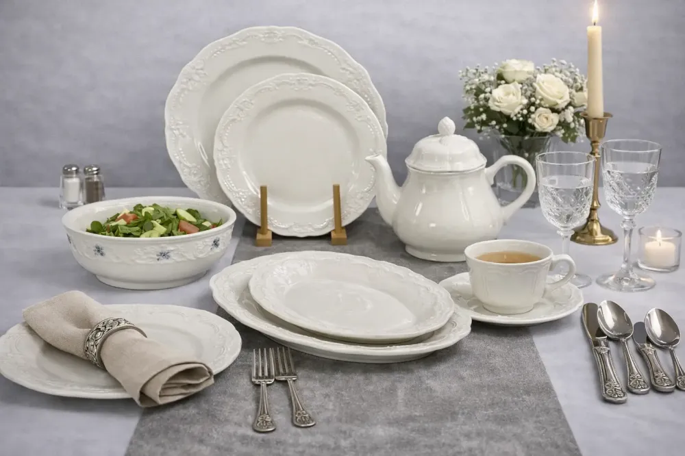 Столовый сервиз на 6 человек 34 предмета DY09 Коломия - фото 1