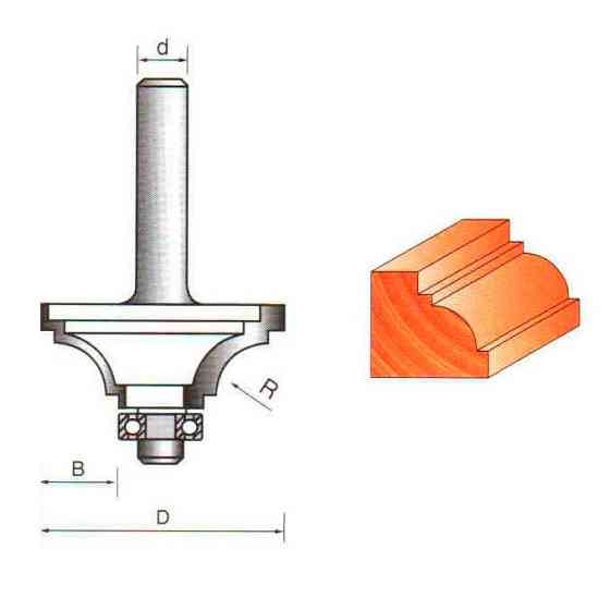 Фреза ГЛОБУС 2007 R6 крайкова калевкова Коломия