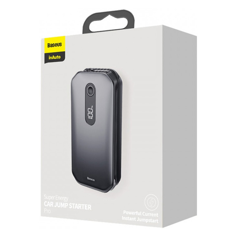 Автомобільне пуско-зарядний пристрій Baseus Super Energy Pro 12000 mAh CRJS03-01 (Чорне) Николаев - изображение 8