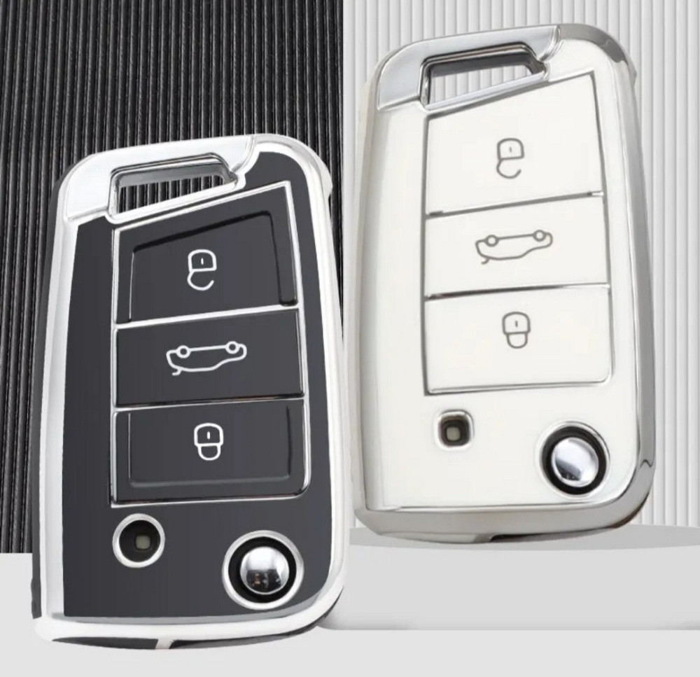 Захисний чохол для автомобільного ключа Volkswagen Чорний Смела - изображение 3