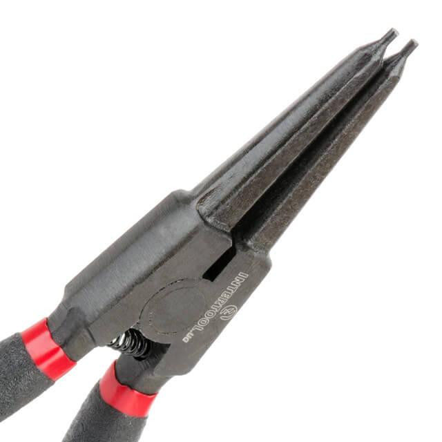 Набір щипців INTERTOOL HT-7015 для стопорних кілець 4 шт., 180 мм, 40 Cr-V - з хром-ванадієвої сталі Львів - фото 6