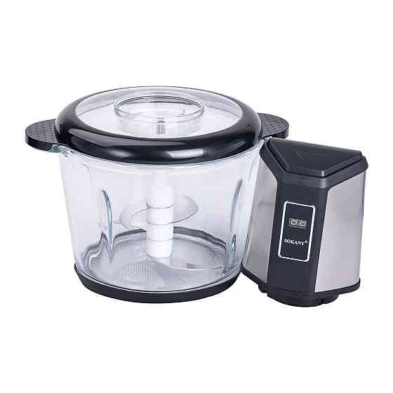 Sokany Чопер подрібнювач 800 Вт 4 леза з чашею на 2,5 літри 2 швидкості м'ясорубка Sokany SK-06 Коломия