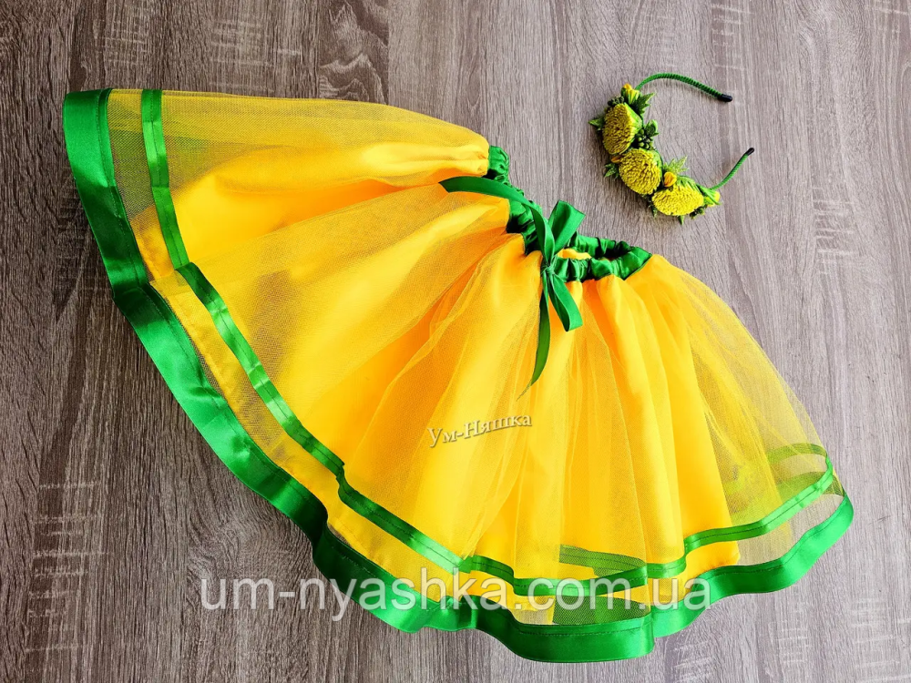 Костюм Дынька юбочка + нашивка на гольфик + ободок Дыньки Кривой Рог - изображение 3