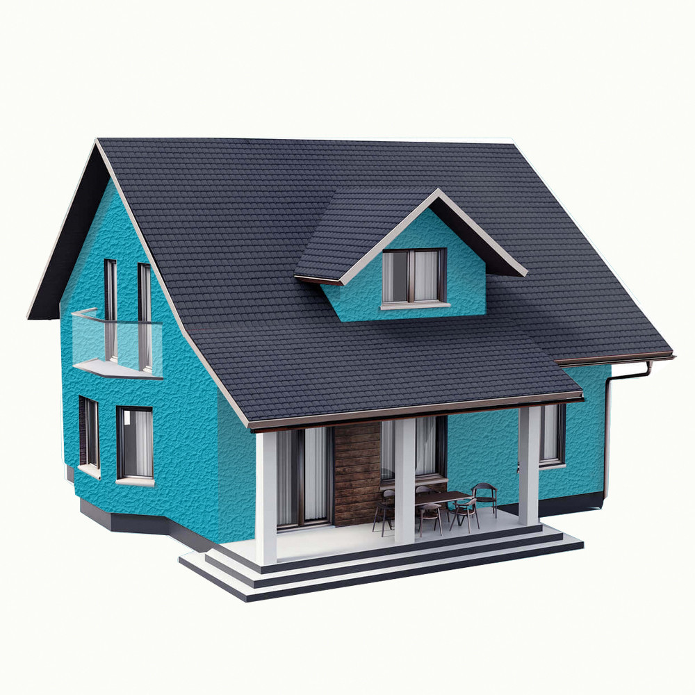 Цветная Краска - Грунт акриловая с кварцевым песком SkyLine 1555-B10G Капель 1,4 кг Харьков - изображение 5
