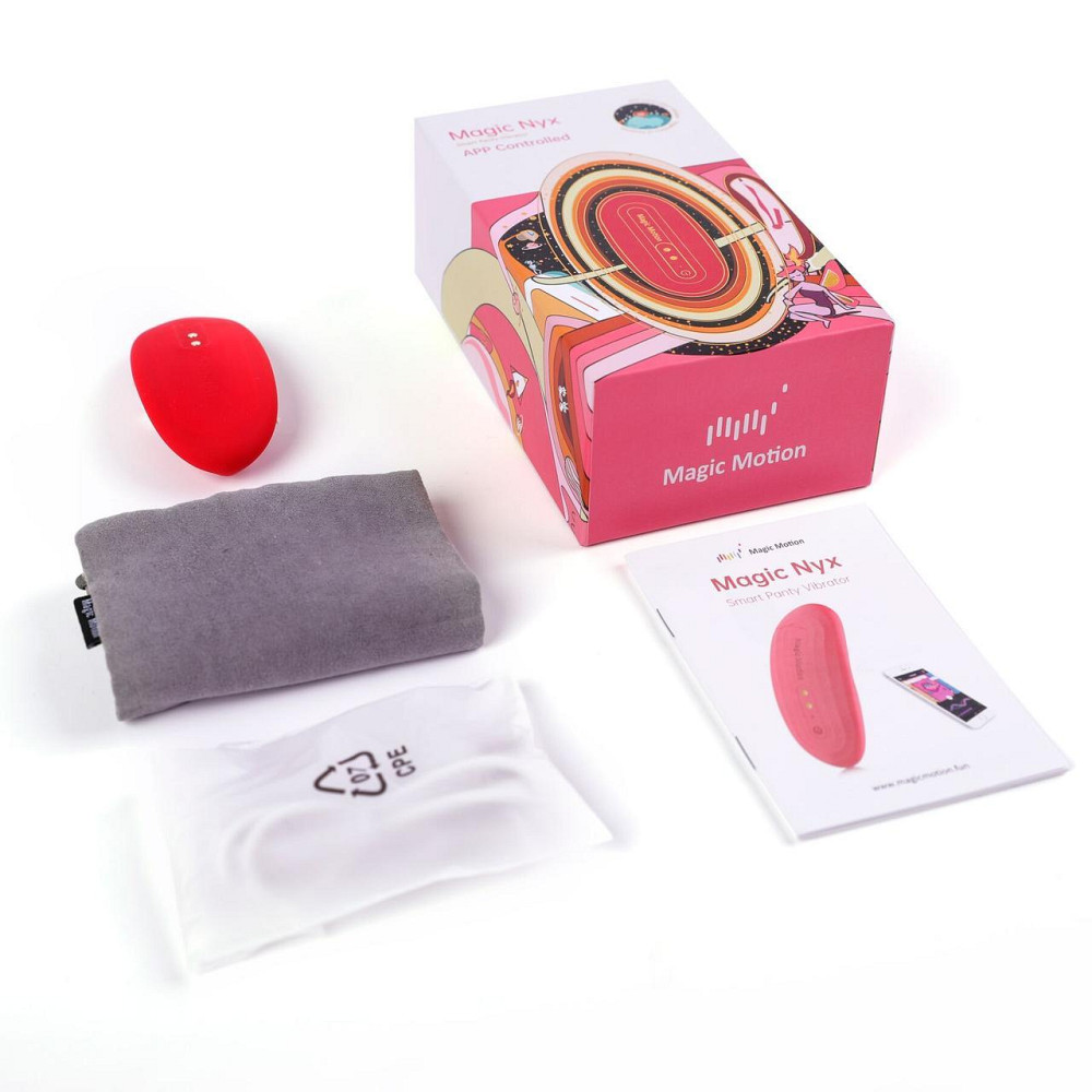 Смарт-вібратор у трусики Magic Motion Nyx Red Sex Aura Київ - фото 5