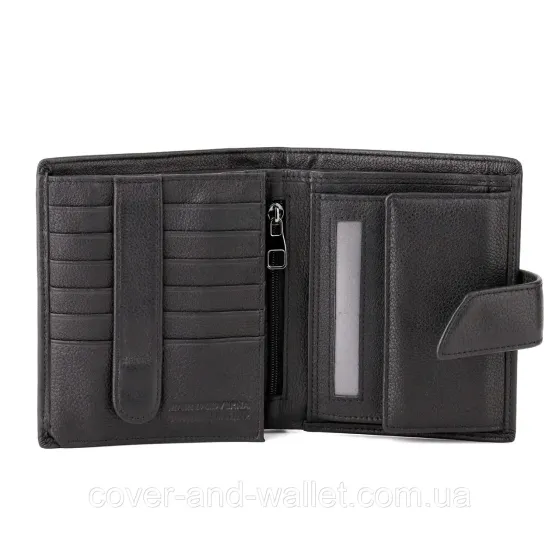Чоловічий вертикальний гаманець для купюр і кредитних карток Marco Coverna MC B005-894 Київ