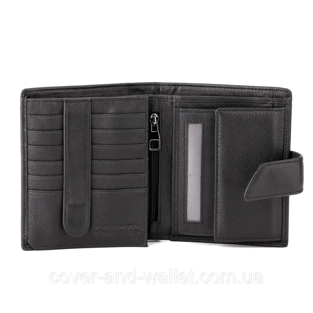 Чоловічий вертикальний гаманець для купюр і кредитних карток Marco Coverna MC B005-894 Київ - фото 1