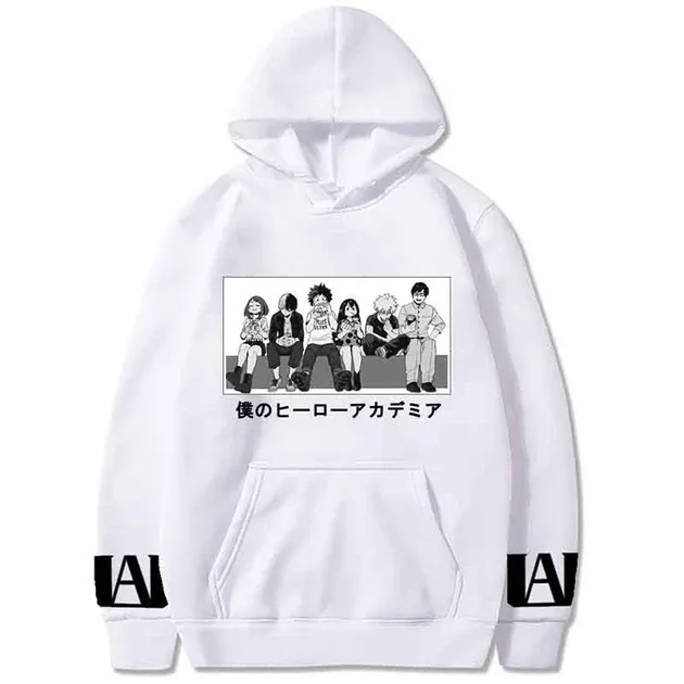 Худі, біла аніме для підлітка хлопчика 2765868776 розмір 170 см Дніпро - фото 1