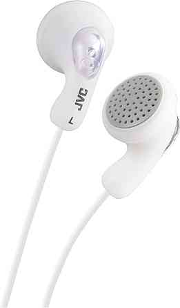 Навушники JVC HA-F14-WN-U білі in-ear вакуумні вкладиші 13.5 мм гумовий корпус 16 Ом 90 дБ 3.5 мм Київ