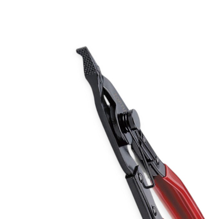 Знімач глухих стопорних кілець із прямими плоскими губками 215мм зігнутий Мукачево - фото 1