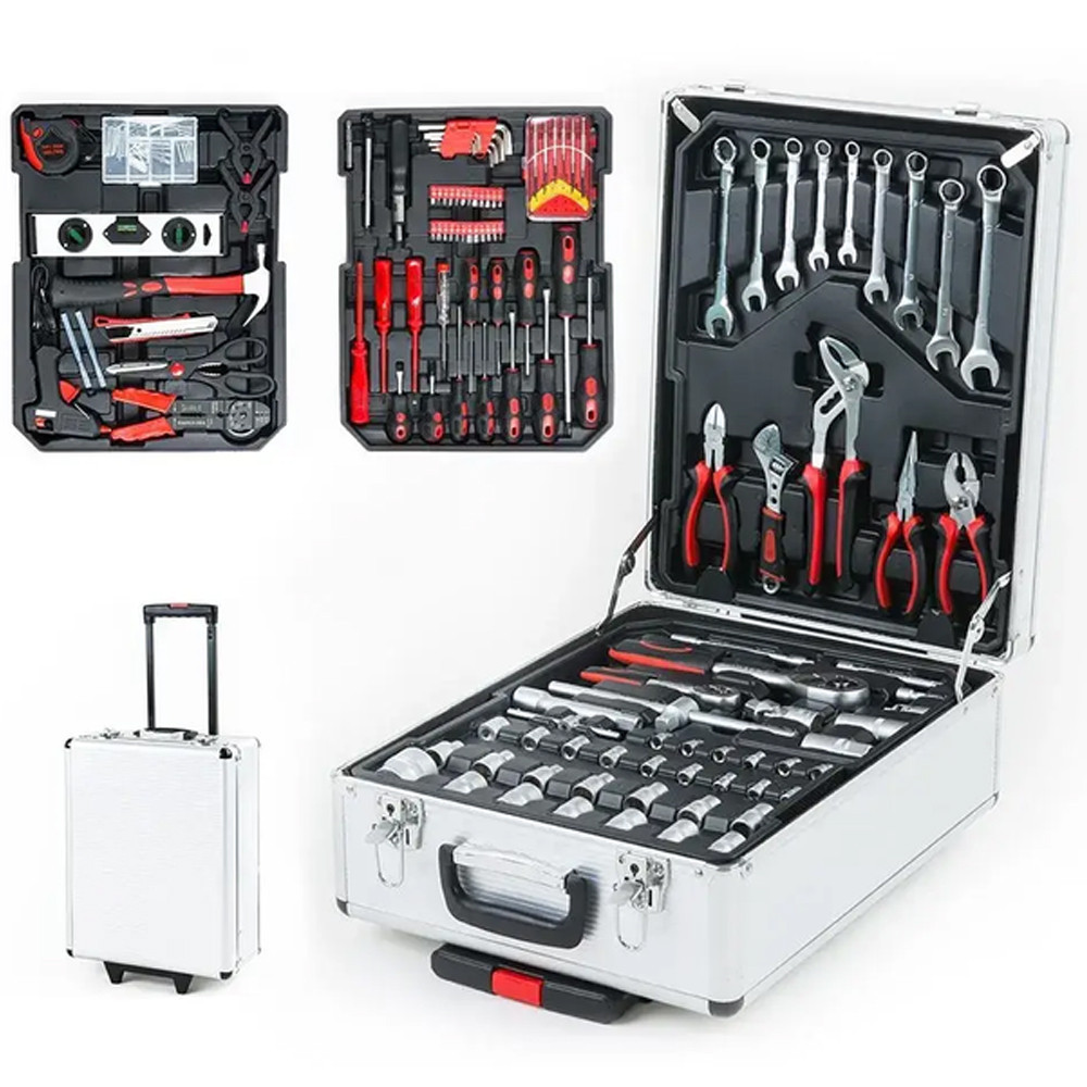 Набір автоінструменту у візку на 408 предметів / Набір інструменту для авто / Набір головок з тріскачкою Київ - фото 1