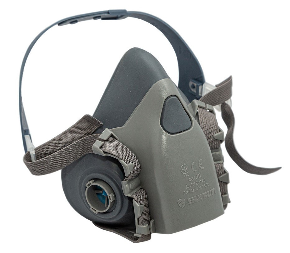 Респиратор-полумаска с креплением в 4-х точках Sizam Promask M 7500 Ровно - изображение 5