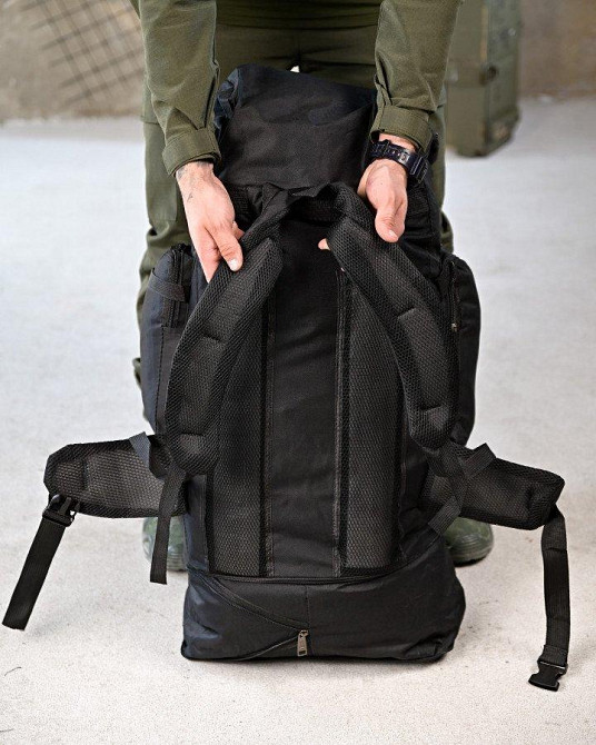 Рюкзак тактичний 50 л Darvall чорний ПП4628 Одеса - фото 10