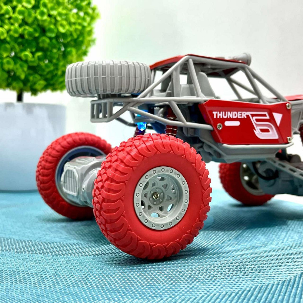 Машинка джип на радіокеруванні годинник + пульт з амортизацією 1:20 Червона (UD2201AS) Чернігів - фото 8