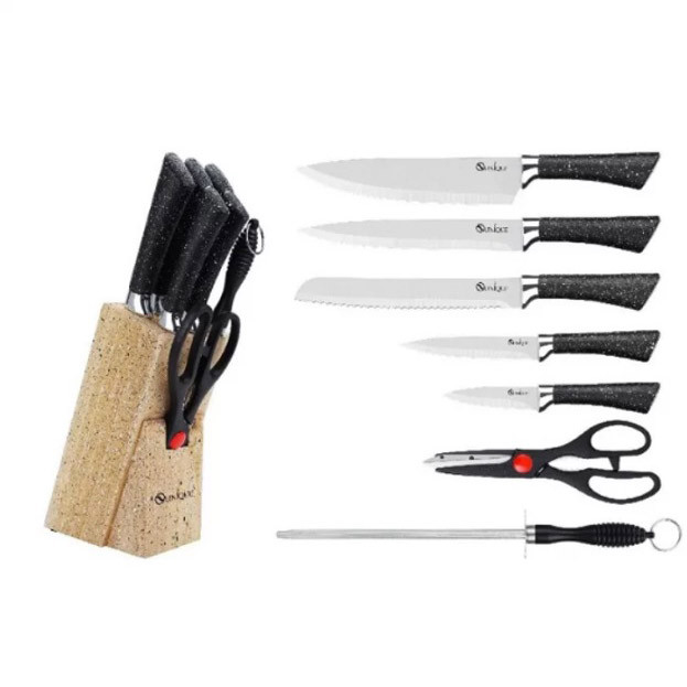 Набір кулінарних ножів, Сталеві кухонні ножі, Якісні ножі для дому Красиві кухонні AI-34 Львів - фото 2