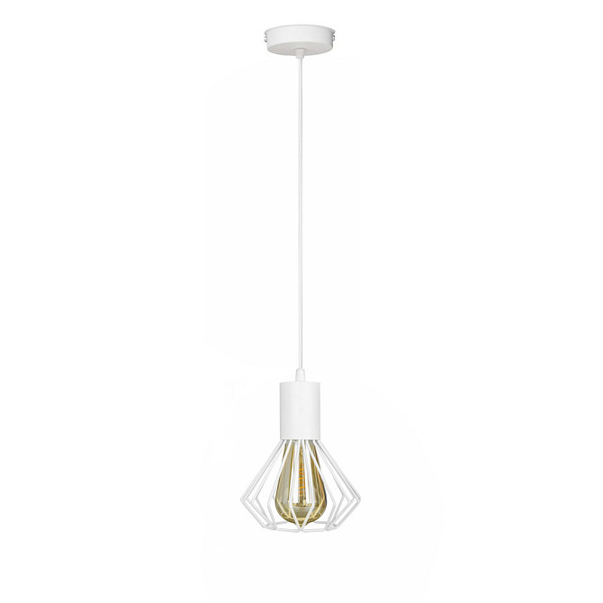 Підвісний світильник лофт Е27 Diadem NL 2215 WH Київ - фото 1