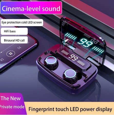 Навушники Bluetooth v5.0 Глибокий бас, бездротові з IPX7 водонепроникні Київ - фото 4