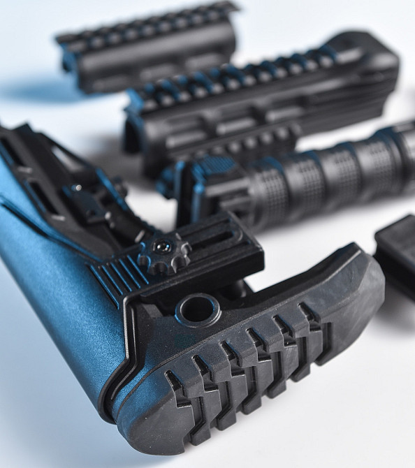 Обвес для АК приклад черный тюнинг ручка сошка антапка Одесса - изображение 4