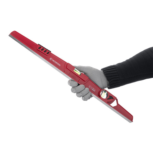 Рівень муляра, ударний 60 см, 2 капсули INTERTOOL MT-1560 Київ - фото 8