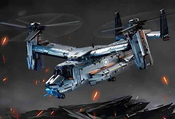 Конструктор транспортний літак, гелікоптер (1486 деталей) Харків