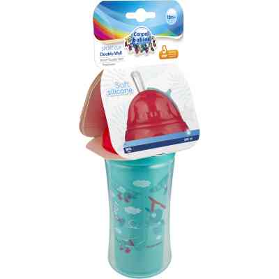 Поильник-непроливайка Canpol babies Самолет двойная стенка с силиконовой трубочкой 260 мл (74/052) Винница