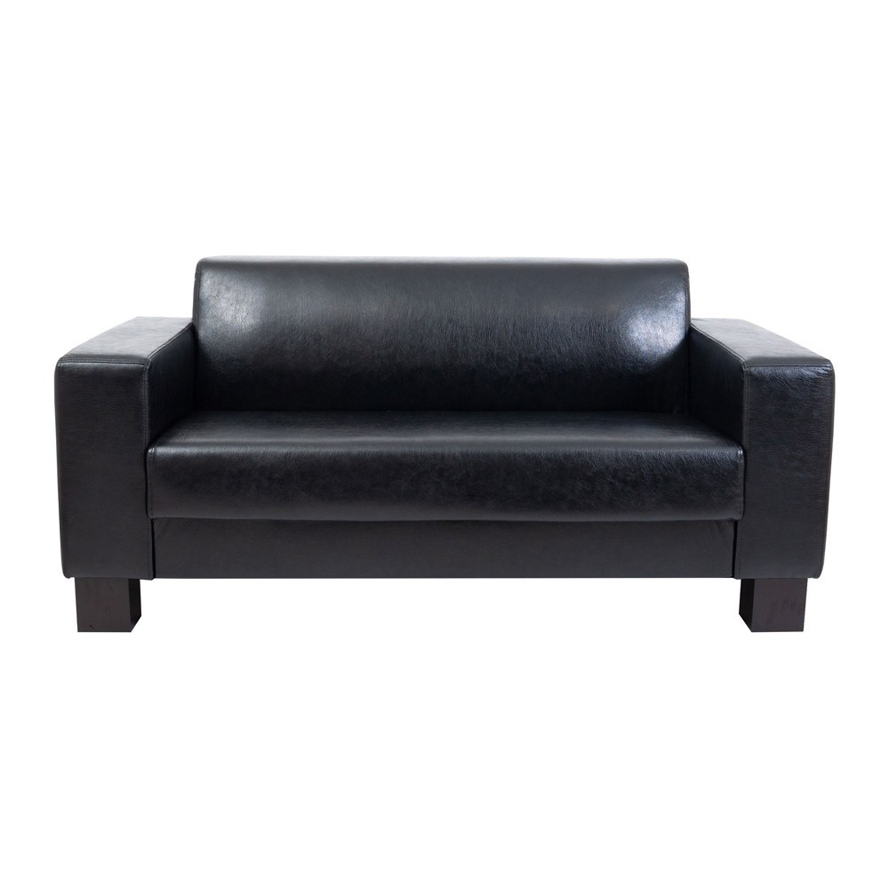 Диван Richman Bruno Двійка 160*83*75H Екошкіра Чорний Київ - фото 2