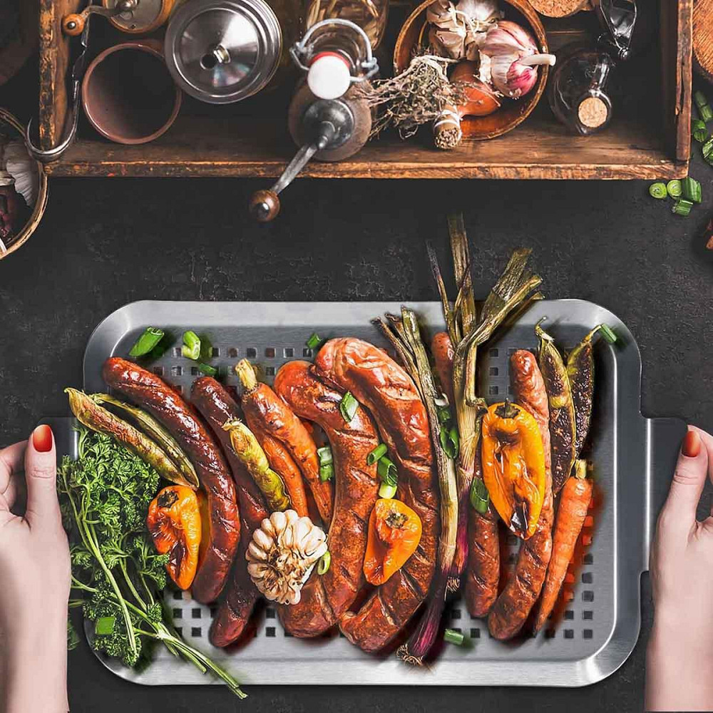 Перфорований вок-деко 33,1 x 2 x 18,7 см GRILLI 777637 Код: 013400 Рівне - фото 4