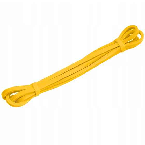 Еспандер-петля (гумка для фітнесу і кроссфіту) PowerPlay 4115 Power Band Light Жовта (5-14kg) Луцьк