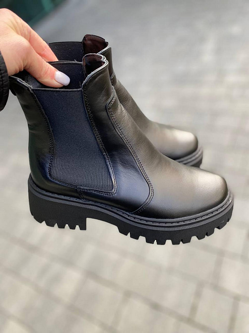 Edan Instruments Черевики жіночі EDAN 17/2 чорні (зима, шкіра натуральна) (6101) Коломыя - изображение 9