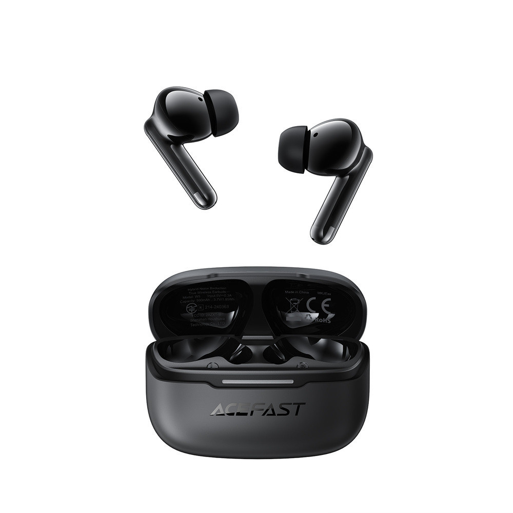 Бездротові навушники TWS ACEFAST W5 Hybrid ANC, IPX4, Black Одеса - фото 1
