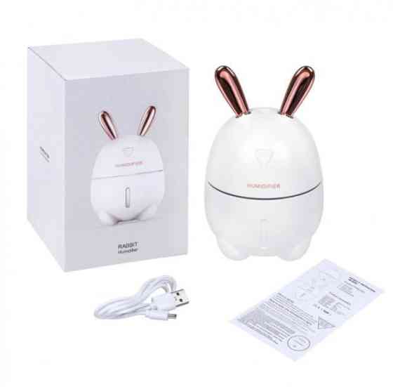 Увлажнитель воздуха и ночник 2 в 1 Xo Humidifiers Rabbit с фильтром для воды Белый /  3900 Днепр