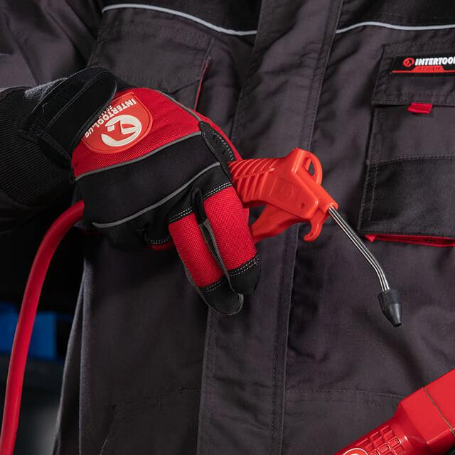 Пистолет продувочный, пластиковый, насадка: 100 мм INTERTOOL PT-0805 Киев - изображение 8