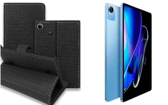 Книжка-трансформер для планшета Realme Pad X, колір Black Krokodil Black Київ