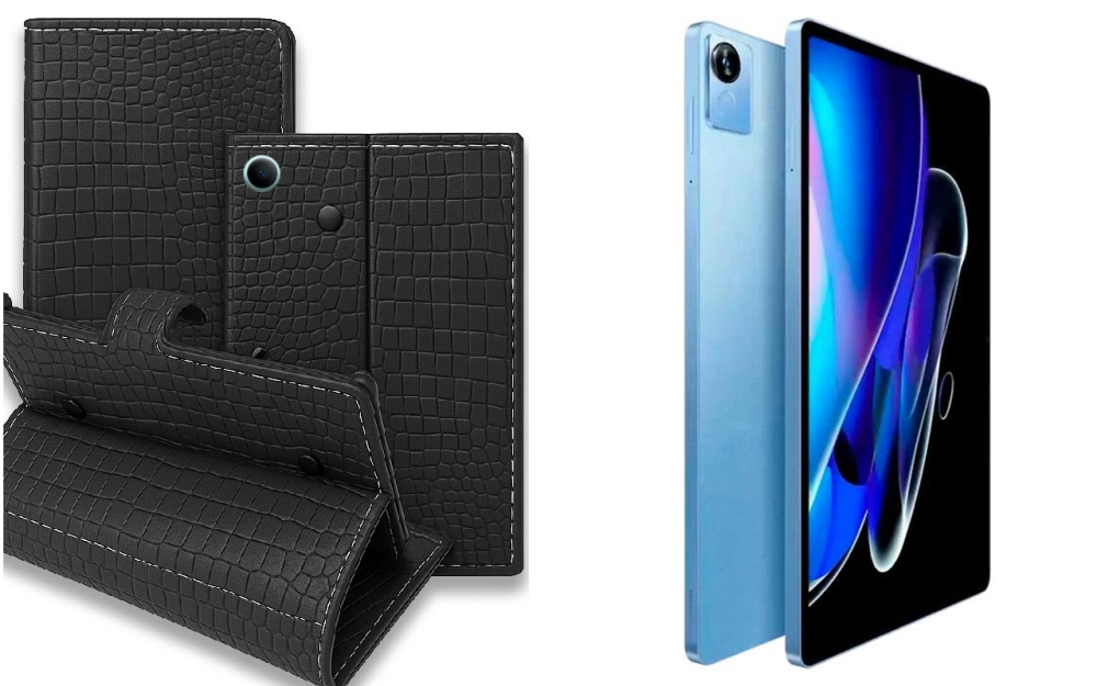 Книжка-трансформер для планшета Realme Pad X, колір Black Krokodil Black Київ - фото 1