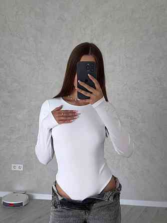 Женский базовый боди с длинным рукавом микродайвинг Одесса