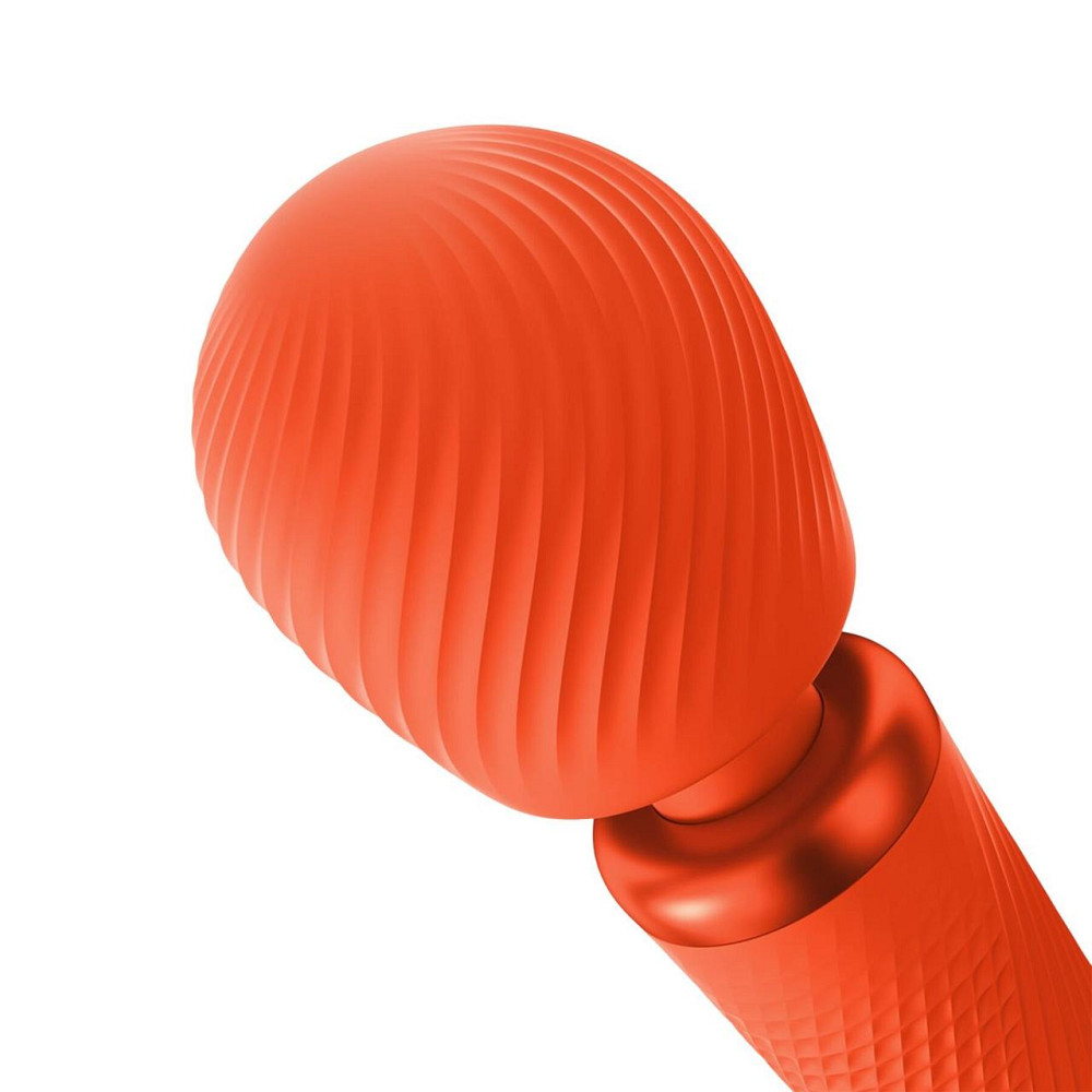 Вібромасажер Fun Factory VIM Vibrating Wand sunrise orange (м'яте паковання!!!) Sex Aura Київ - фото 7