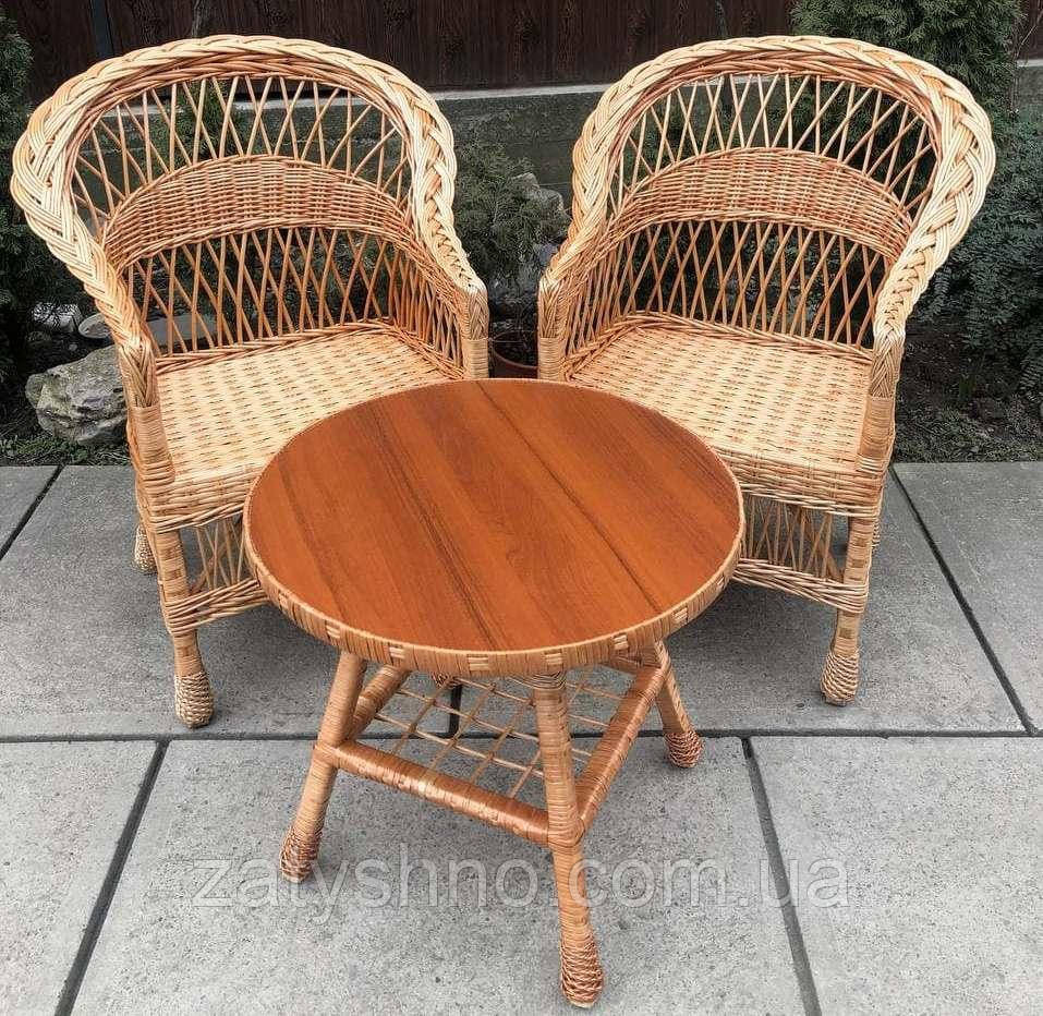Мебель плетеная с круглым столом Киев - изображение 3