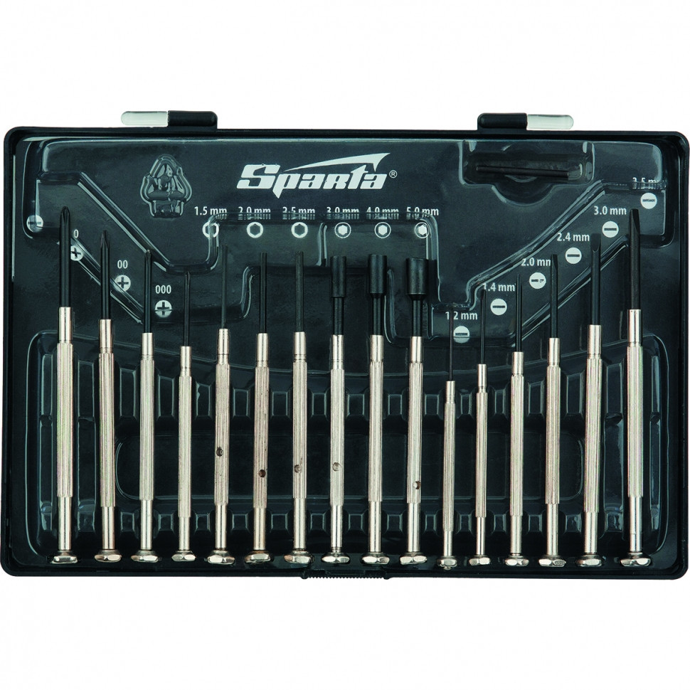 Набор отверток для точной механики, 16 шт. SPARTA Полтава - изображение 1